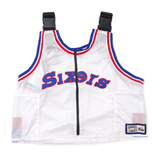 AWESOME BOY &times; Ichiryu made Remake Baseball Vest (PHILADELPHIA) WHITE画像