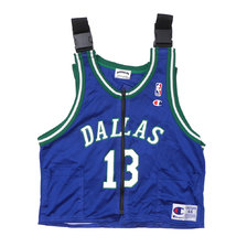 AWESOME BOY &times; Ichiryu made Remake Baseball Vest (DALLAS) BLUE画像