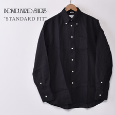 INDIVIDUALIZED SHIRTS L/S STANDARD FIT BD SHIRT / LINEN / BLACK画像
