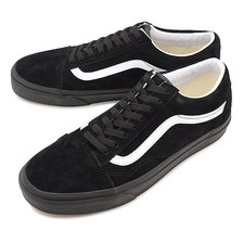 VANS PIG SUEDE OLD SKOOL BLACK/BLACK VN0A4U3B18L画像