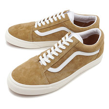 VANS PIG SUEDE OLD SKOOL BROWN SUGAR/SNOW WHITE VN0A4BV518M画像