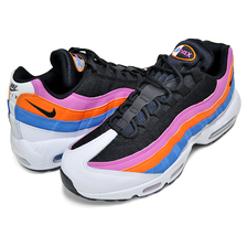 NIKE AIR MAX 95 ESSENTIAL white/black-magma orange CW6990-100画像