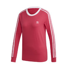 adidas 3 STRIPES LS TEE POWER PINK/WHITE GD2441画像