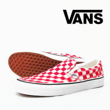 VANS CLASSIC SLIP-ON CHECK RED VN0A4U3817Z画像