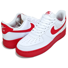 NIKE AIR FORCE 1 07 white/university red-white CK7663-102画像