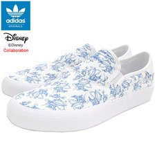 adidas × Disney 3MC SLIP SPORT GOOFY Footwear White/Light Blue Originals FV9888画像