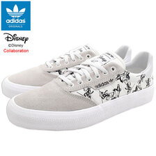 adidas &times; Disney 3MC SPORT GOOFY Crystal White/Footwear White/Core Black Originals FW6240画像