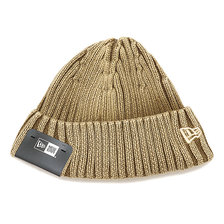 NEW ERA RIB CUFF KNIT SHORT BEIGE 12540455画像