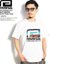 reversal POSSIBILITY BIG MARK COTTON TEE -WHITE- RV20AW002画像