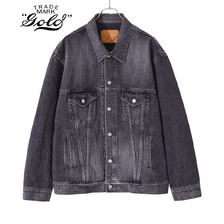 GOLD 14oz. DENIM JACKET HARD WASHED GL14666H画像