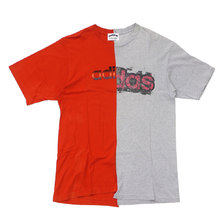 AWESOME BOY &times; Ichiryu made Original Remake Tee ORANGE GREY画像