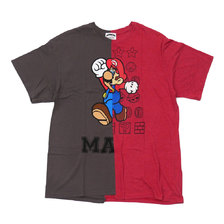 AWESOME BOY &times; Ichiryu made Original Remake Tee RED GREY画像