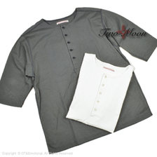 Two Moon no.20277 Half sleeve henley neck tee画像