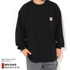 BEN DAVIS Big Pocket L/S Tee C-0780038画像