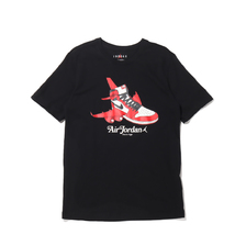 JORDAN BRAND AS M J BRAND GRAPHIC SS CREW BLACK CN3597-010画像