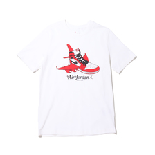 JORDAN BRAND AS M J BRAND GRAPHIC SS CREW WHITE CN3597-100画像