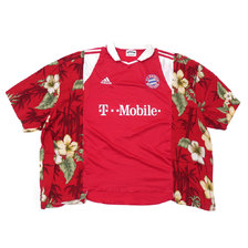 AWESOME BOY &times; Ichiryu made Original Remake Soccer S/S Shirt RED画像