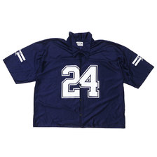 AWESOME BOY &times; Ichiryu made Original Remake Football S/S Shirt NAVY画像