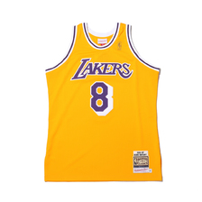 Mitchell & Ness NBA AUTHENTIC HOME JERSEY LAKERS 96 KOBE BRYANT YELLOW AJY4GS18091-LAL画像