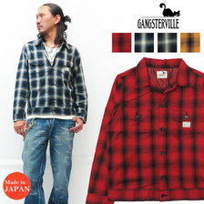 GANGSTERVILLE JACK L/S CHECK SHIRTS GSV-20-SS-12画像