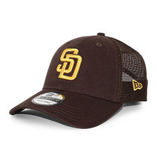 NEW ERA SAN DIEGO PADRES 9FORTY RUCKER MESH CAP BROWN NR12351300画像