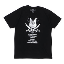 NEIGHBORHOOD &times; MEDICOM TOY 20SS MDCM EX/C-TEE.SS BLACK 201PCMXN-ST01S画像
