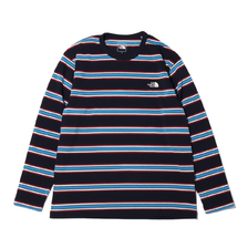 THE NORTH FACE L/S MULTI BORDER TEE AVIATOR NAVY NT82031画像