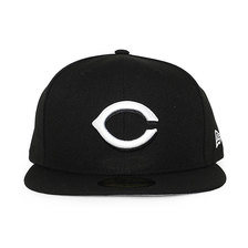 NEW ERA CINCINNATI REDS 59FIFTY FITTED CAP BLACK NR11591163画像