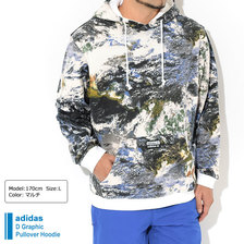 adidas D Graphic Pullover Hoodie Originals GD9287画像