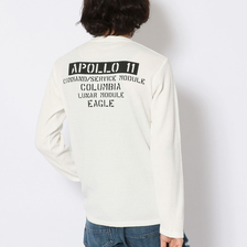 AVIREX LS MINI WAFFLE CREW NECK T-SHIRT"11" 6103541画像