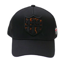 YOSHINORI KOTAKE DESIGN &times; BARNEYS NEWYORK LEOPARD 444LOGO MESH CAP BLACK画像