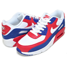 NIKE AIR MAX 90(GS) USA white/wht-deep royal DA9022-100画像