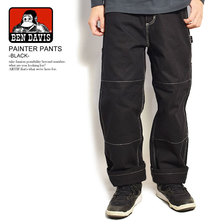 BEN DAVIS PAINTER PANTS -BLACK- G-0780034画像