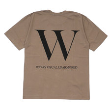 WTAPS 20SS W TEE BEIGE 201PCDT-ST16S画像