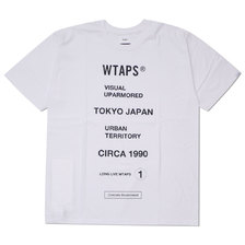 WTAPS 20SS CIRCA TEE WHITE 201PCDT-ST06S画像