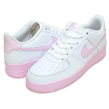 NIKE AIR FORCE 1 (GS) white/pink foam CV7663-100画像