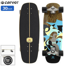 Carver Skateboards Blue Ray 30in × 9.5in CX4 Surfskate Complete C1012011072画像