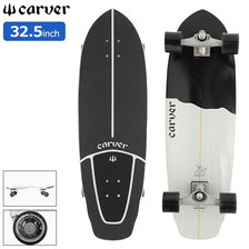 Carver Skateboards Black Tip 32.5in &times; 9.875in CX4 Surfskate Complete C1012011063画像