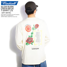 RADIALL SLOW BURN - CREW NECK T-SHIRT L/S -OFF WHITE- RAD-20AW-CUT017画像