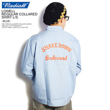 RADIALL LOWELL - REGULAR COLLARED SHIRT L/S -BLUE- RAD-20AW-SH013画像