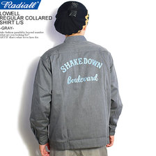 RADIALL LOWELL - REGULAR COLLARED SHIRT L/S -GRAY- RAD-20AW-SH013画像