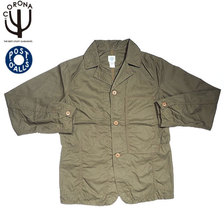 CORONA &times; POST OVERALLS PC1153-20-01 MATTALINI JACKET dark khaki画像
