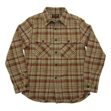 UES Original Cotton Fabric Extra Heavy Weight Flannel Shirts 502053画像