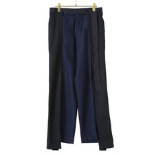 77circa circa make swiching wide bellted slack画像