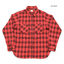 SUGAR CANE TWILL CHECK L/S WORK SHIRT SC28502画像