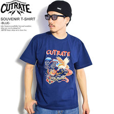 CUTRATE SOUVENIR T-SHIRT -BLUE- CR-20SS051画像