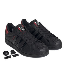 adidas &times; starwars SUPERSTAR DARTH VADER CORE BLACK/CORE BLACK/SCARLET FX9302画像