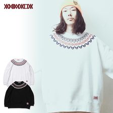 ANIMALIA &ldquo;BLACKFOOT&rdquo; Big silhouette Crew Neck Sweat AN20A-SW06画像