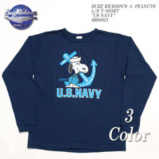 Buzz Rickson's L/S T-SHIRT "US NAVY" BR68621画像