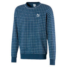 PUMA RECHECK PACK CREW SWEAT Dress Blue 597897-43画像